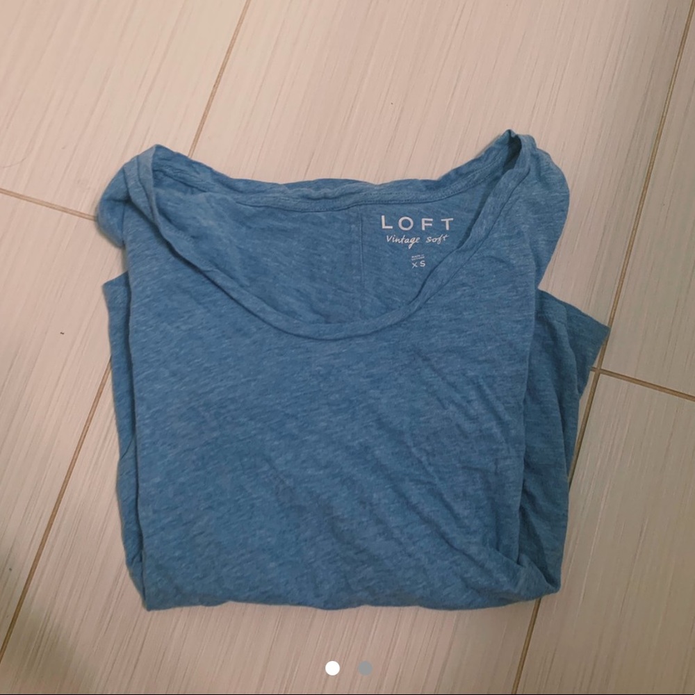 vintage soft blue t-shirt from LOFT